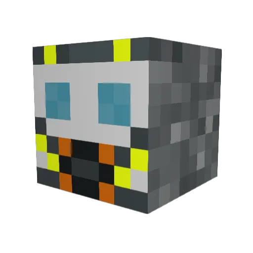 Arsenal_Heat Minecraft avatar head, 3D render