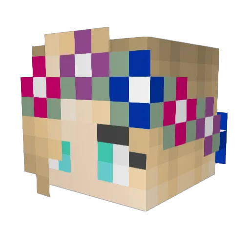 Arshi_Marshi Minecraft avatar head, 3D render