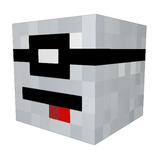 ArshinAmini Minecraft avatar head, 3D render