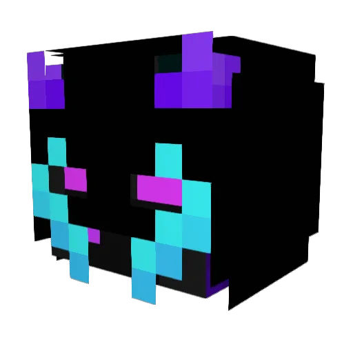 Arska12 Minecraft avatar head, 3D render