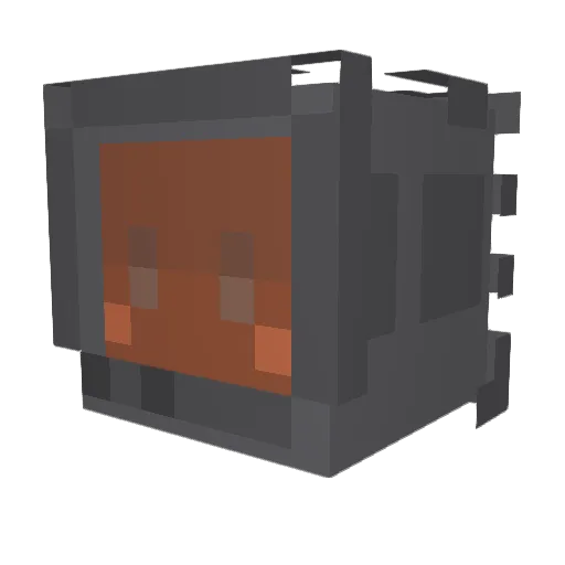 Arsnmaster Minecraft avatar head, 3D render