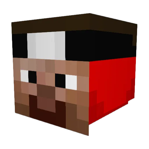 Arsol__ Minecraft avatar head, 3D render