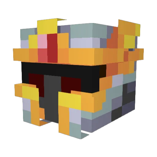 Arson1stic Minecraft avatar head, 3D render