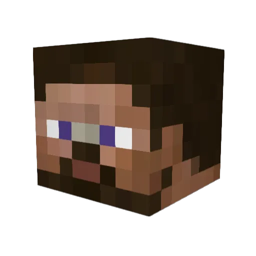 Arson89 Minecraft avatar head, 3D render