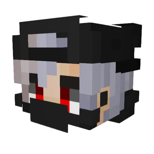 ArsonKookie Minecraft avatar head, 3D render