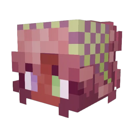 Arsonal_Zero Minecraft avatar head, 3D render