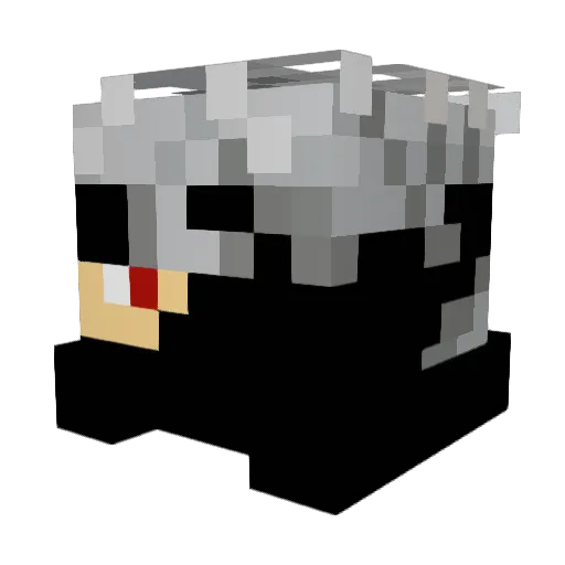 Arsoninja Minecraft avatar head, 3D render