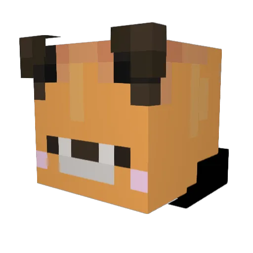 ArsonistTree Minecraft avatar head, 3D render