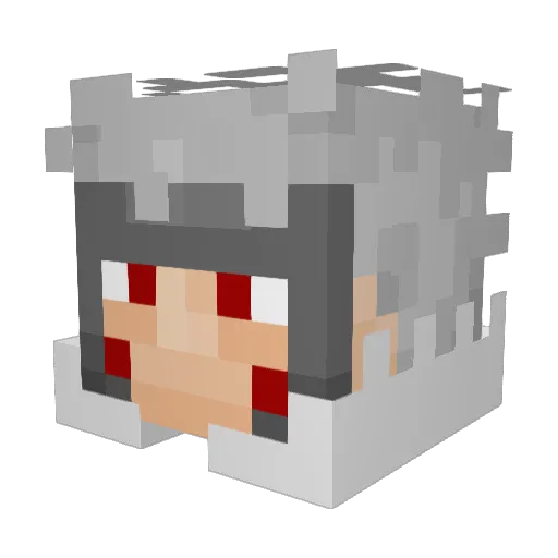 Arsovan Minecraft avatar head, 3D render