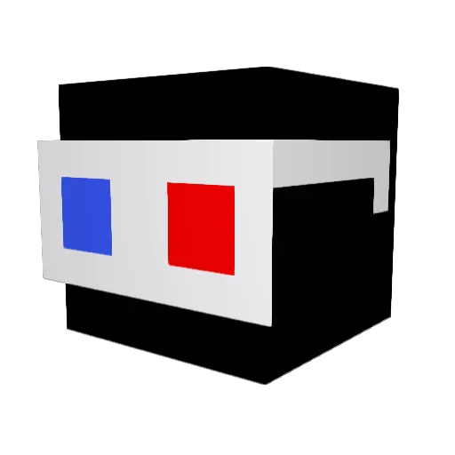 Arsxlo Minecraft avatar head, 3D render