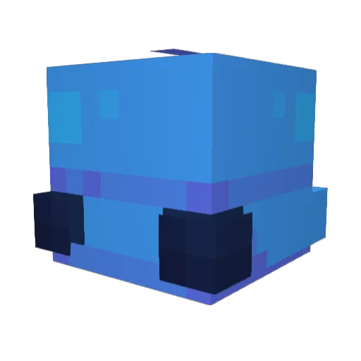 Art209 Minecraft avatar head, 3D render