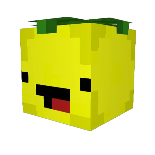 Art3mis_M Minecraft avatar head, 3D render