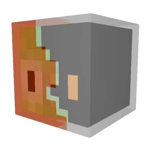 Art819 Minecraft avatar head, 3D render