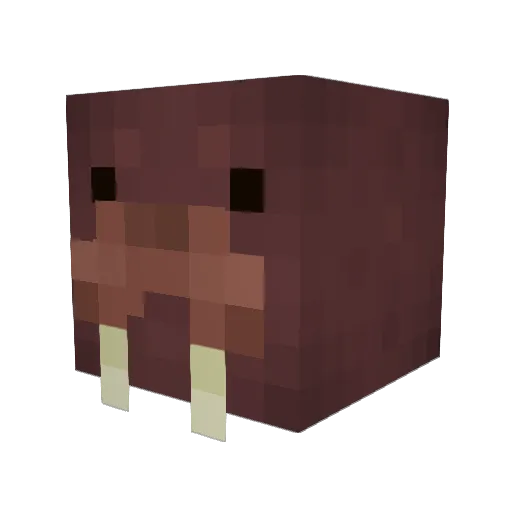 ArtByGing Minecraft avatar head, 3D render