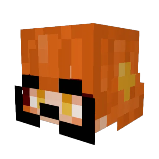 ArtCarrot Minecraft avatar head, 3D render