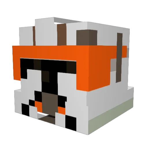 ArtF_92 Minecraft avatar head, 3D render