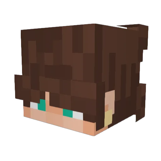 ArtMarsin Minecraft avatar head, 3D render