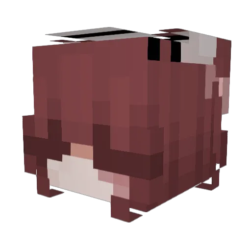 ArtMasterY Minecraft avatar head, 3D render