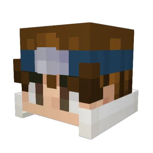 Minecraft-Avatar von ArtPss: Kopf als 3D-Render