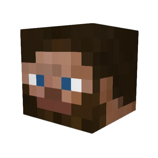 ArtSensei Minecraft avatar head, 3D render