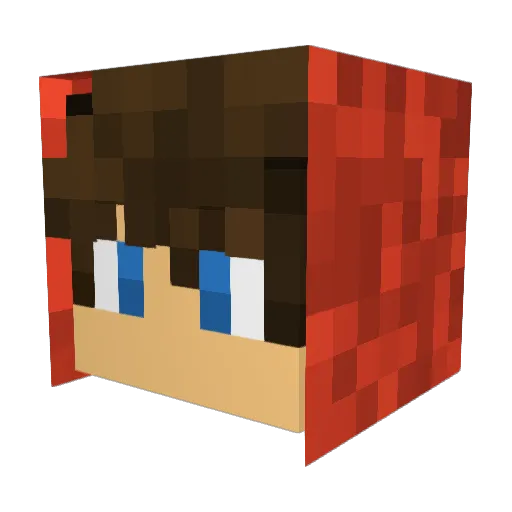 ArtTheReedBackup Minecraft avatar head, 3D render