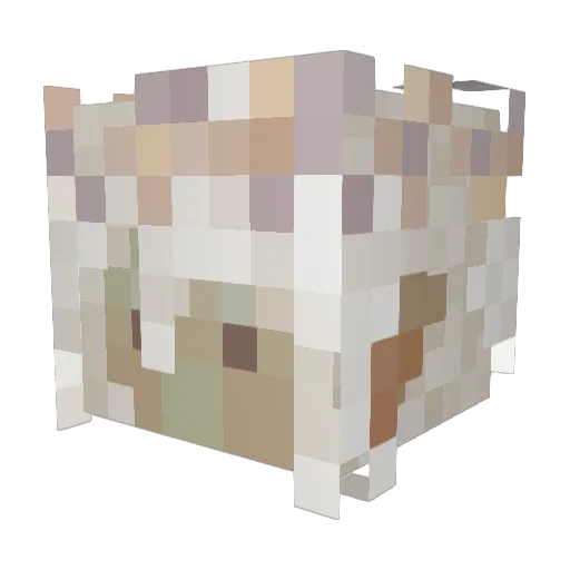 ArtTrash7034 Minecraft avatar head, 3D render