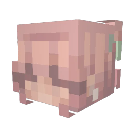 Art_icle Minecraft avatar head, 3D render