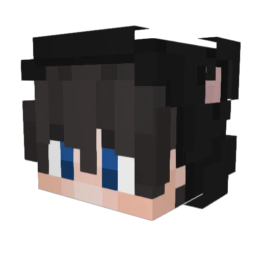 Artarix Minecraft avatar head, 3D render