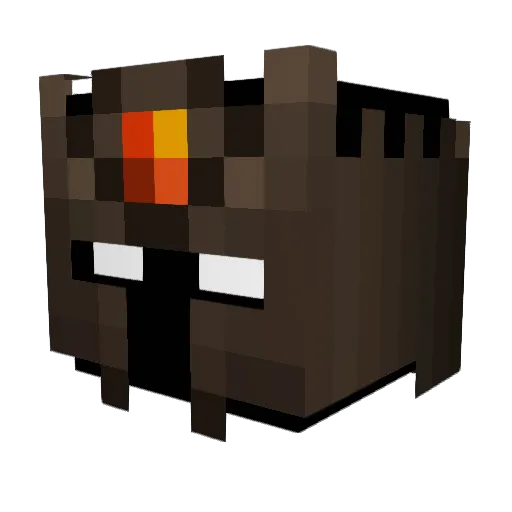 Artcharo Minecraft avatar head, 3D render