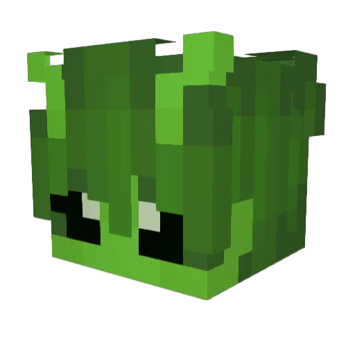 Artefis_ Minecraft avatar head, 3D render