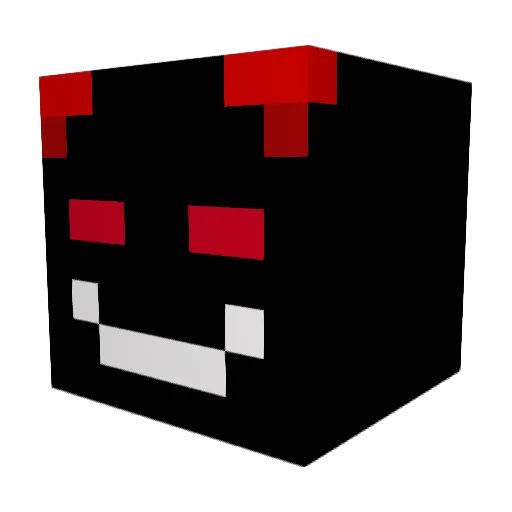 Artem228900 Minecraft avatar head, 3D render