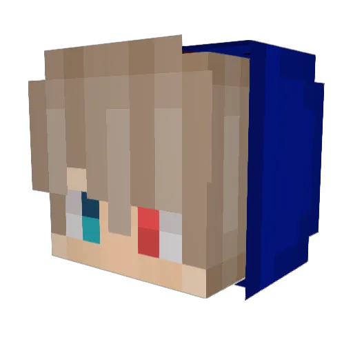 ArtemChe322 Minecraft avatar head, 3D render