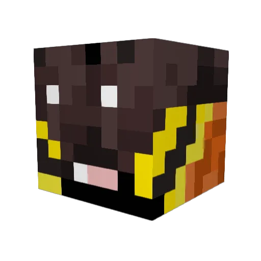 ArtemRut Minecraft avatar head, 3D render