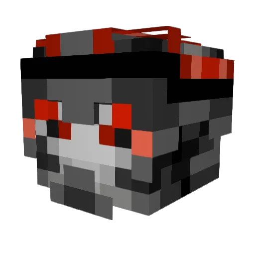 Artemidus_ Minecraft avatar head, 3D render