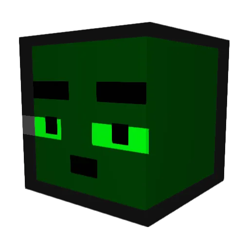 Artemis055 Minecraft avatar head, 3D render
