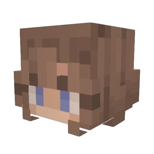 ArtemisJewelYT Minecraft avatar head, 3D render