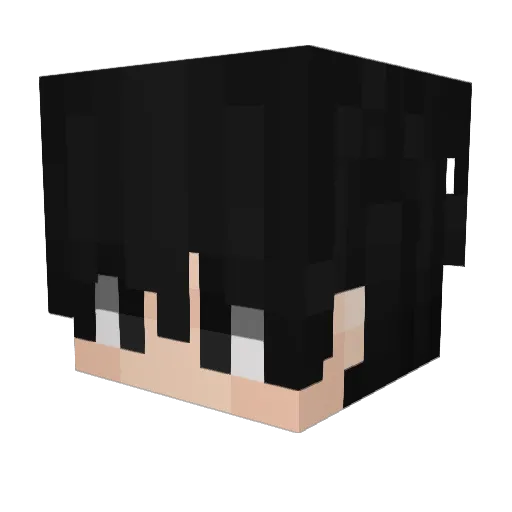 ArtemisLQ Minecraft avatar head, 3D render