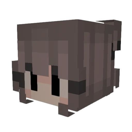 Artemis_Unknown Minecraft avatar head, 3D render