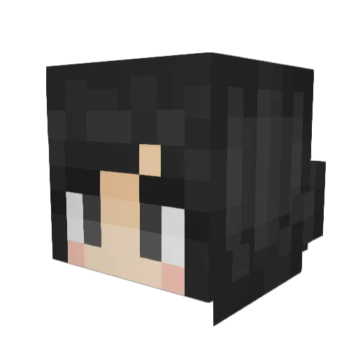 Artemis_star1 Minecraft avatar head, 3D render
