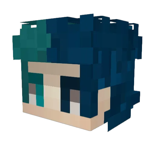 Artemm20123 Minecraft avatar head, 3D render