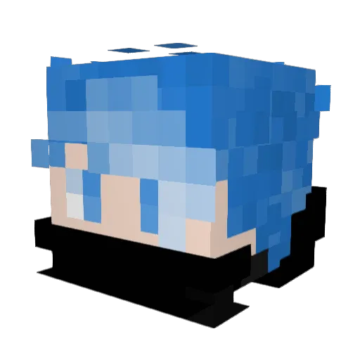 ArteriusMurnol Minecraft avatar head, 3D render