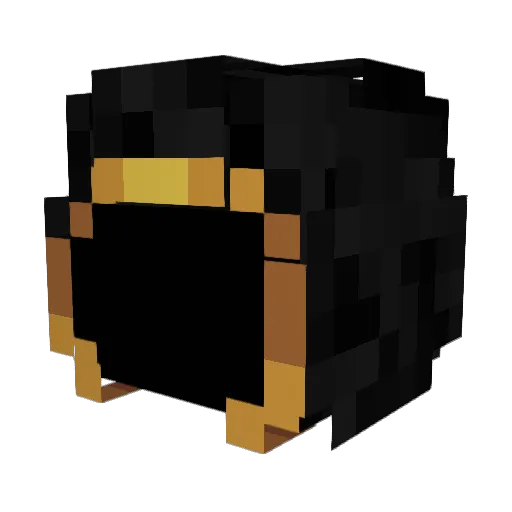 Artesao Minecraft avatar head, 3D render