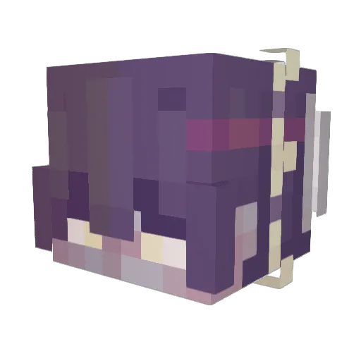 Artesthesia Minecraft avatar head, 3D render