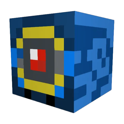 Artevati Minecraft avatar head, 3D render