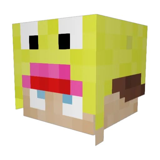 Artex978 Minecraft avatar head, 3D render