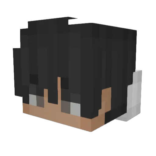 Artexan Minecraft avatar head, 3D render