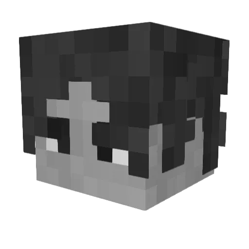 Artfell Minecraft avatar head, 3D render