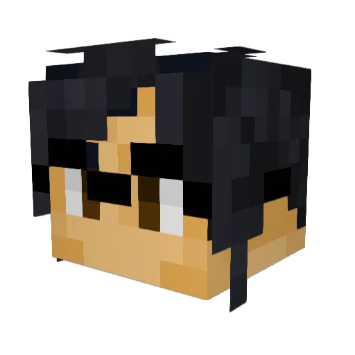 ArthAngel2005 Minecraft avatar head, 3D render
