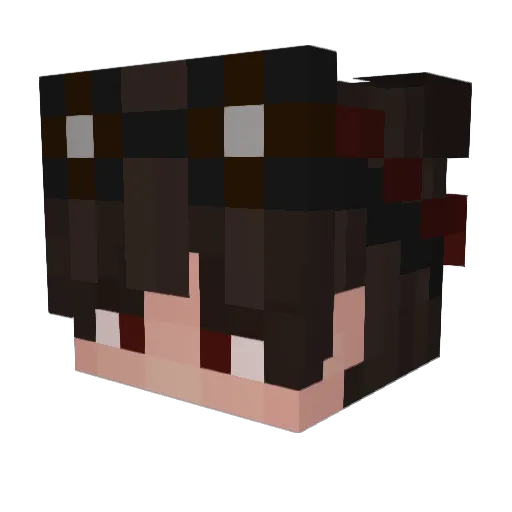 Arthemacy Minecraft avatar head, 3D render