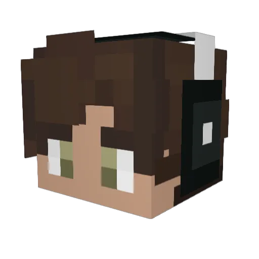 Minecraft-Avatar von Arthren: Kopf als 3D-Render
